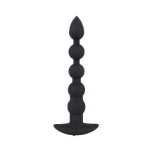 Black Velvets Rechargeable Beads Nabijaci Analny Vibrator S 5 Gulickami Cierny 2