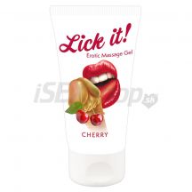 Lick It 2in1 Masazny Lubrikant Cherry 50ml
