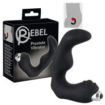 3584 Rebel Prostate Vibrator Zahnuty Vibrator Na Prostatu Cierny