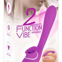 3994 You2toys 2 Function Vibe Nabijaci Ohybny Vibrator Na Klitoris A Vaginu Ruzovy