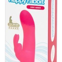 4300 Happyrabbit Mini Rabbit Vodotesny Dobijaci Vibrator S Pakou Na Steklenie Ruzovy
