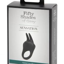 5894 Fifty Shades Of Grey Vibracny Kruzok Na Penis Sensation Bunny Cierny