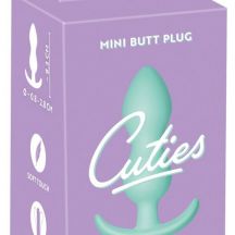 Cuties Mini Butt Plug Silicone Anal Dildo Mint 2 3cm