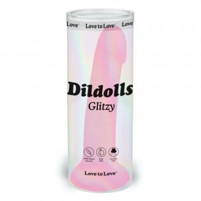 Dildolls Glitzy Dildo Pink