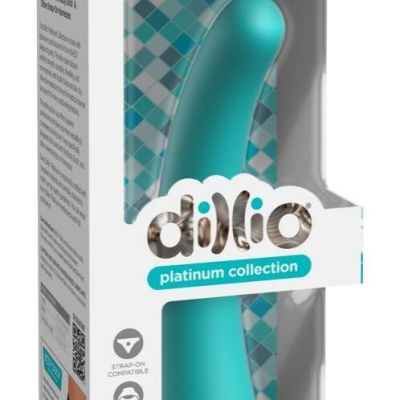 Dillio Curious Five Silicone Dildo With Suction Cup Blue