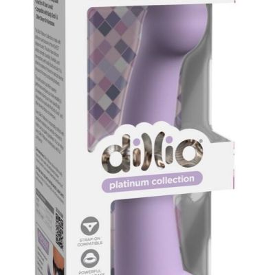 Dillio Secret Explorer Silicone Dildo With Sticky Acorns Purple