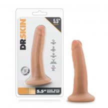 Dr Skin Realistic Dildo With Suction Cup 5 5 Vanilla