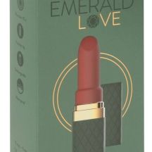Emerald Love Cordless Waterproof Lipstick Vibrator Green Burgundy