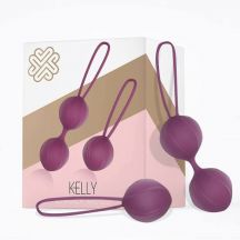 Engily Ross Kelly Kegel Balls Silicone Purple