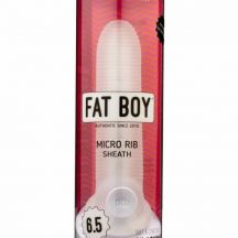 Fat Boy Micro Ribbed Sheath 6 5 Inch Clear