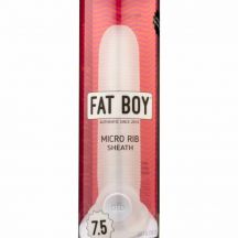 Fat Boy Micro Ribbed Sheath 7 5 Inch Clear