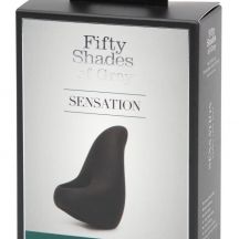 Fifty Shades Of Gray Sensation Finger Rechargeable Finger Vibrator Black