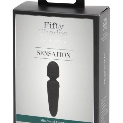 Fifty Shades Of Gray Sensation Wand Mini Massage Vibrator Black