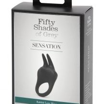 Fifty Shades Of Grey Vibracny Kruzok Na Penis So Zajacikom Sensation Cierny