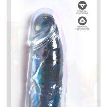 King Cock Clear 7 Adhesive Sole Testicle Dildo 18cm
