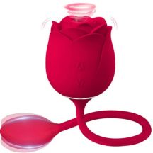 Lonely Rose 2in1 Vibrator Pink