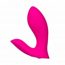 Lovense Flexer Insertable Dual Panty Vibrator Pink