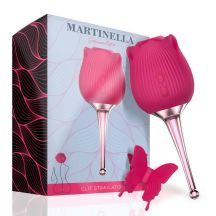 Martinella Martinella Clitoris Stimulator With Point Vibrator Rose Gold