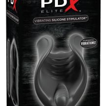 Pdx Elite Silikonovy Vibrator Na Penis Cierny