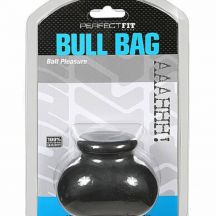 Perfect Fit Bull Bag Testicle And Stretcher Black