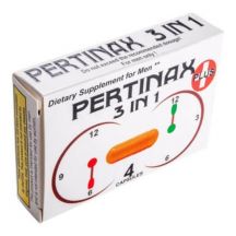 Pertinax 3in1 Plus Food Supplement Capsule For Men 4 Pcs