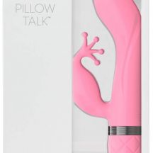 Pillow Talk Kinky Nabijaci Vibrator Na Bod G S Dvoma Motorcekmi Ruzovy