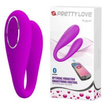 Pretty Love August Rechargeable Smart G Spot And Clitoral Vibrator Pink