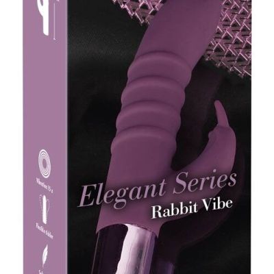 Rabbit Vibe G Spot Vibrator With Battery Clitoris Purple