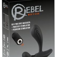 Rebel Rc 2in1 Prostate Vibrator Black