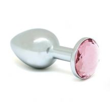 Rimba Butt Plug Xs With Pink Cristal Unisex