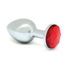 Rimba Butt Plug Xs With Red Cristal Unisex