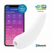 Satisfyer Curvy 2 Nabijaci Vodotesny Smart Vibrator Na Stimulaciu Klitorisu Biely
