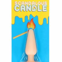 Scandalous Candles Butt Plug Flesh