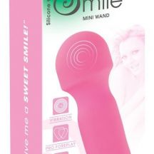 Smile Mini Wand Cordless Mini Massaging Vibrator Pink