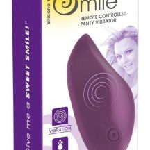 Smile Panty Cordless Radio Waterproof Clitoral Vibrator Purple