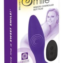 Smile Rc Cordless Radio Anal Vibrator Purple