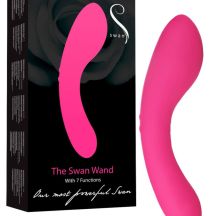 The Swan Wand Cordless Massaging Vibrator Pink