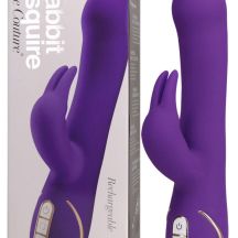 Vibe Couture Esquire Bunny Rotating Vibrator Purple