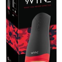 Wyne 01 Rechargeable Vibrating Suction Heating Masturbator Black