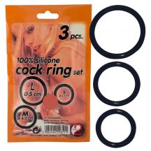 You2toys Cock Ring Set Kruzky Na Penis 3 Dielna Sada