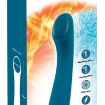 You2toys Hot N Cold Battery Powered Heating G Spot Vibrator Turquoise