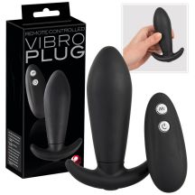 You2toys Remote Controlled Vibro Plug Analny Vibrator Na Diakove Ovladanie Cierny